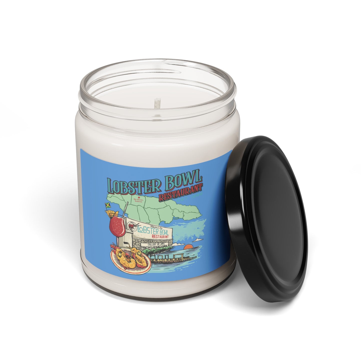 Lobster Bowl Scented Soy Candle, 9oz